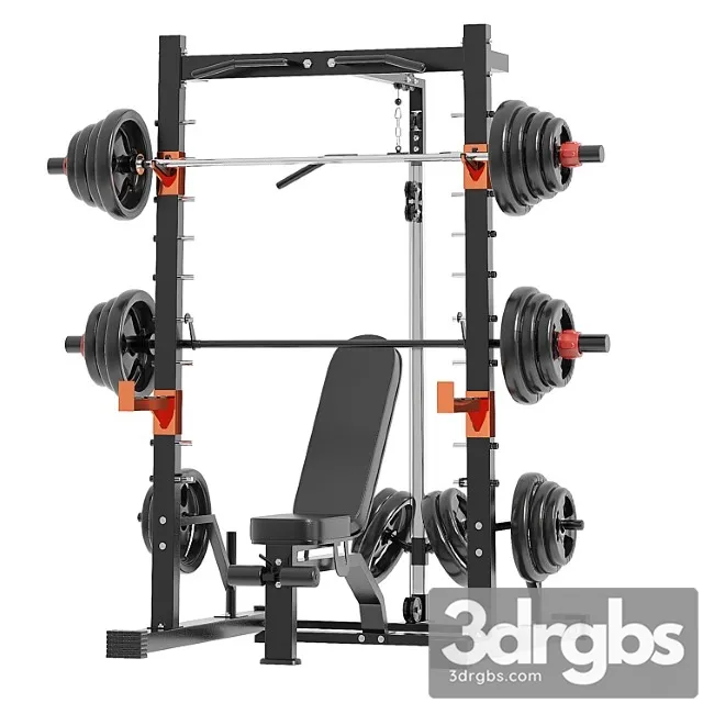 Smith Machine Power Frame 1 3D Model Download
