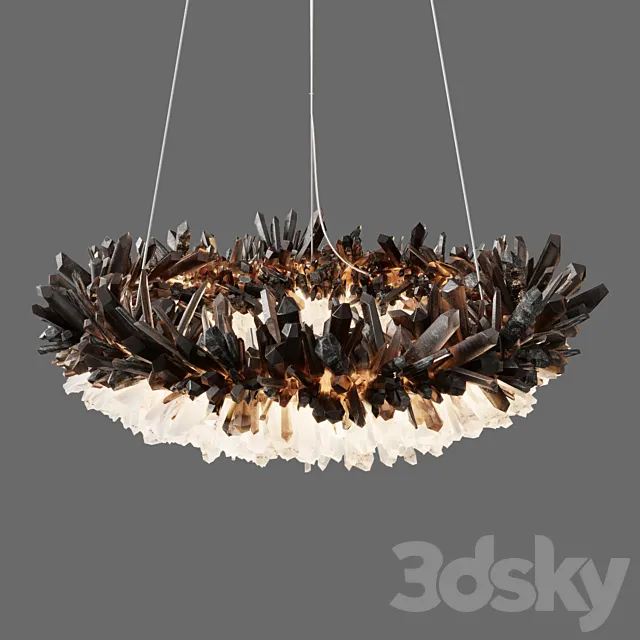 Smoky Gradient Diamond Ring 3DModel