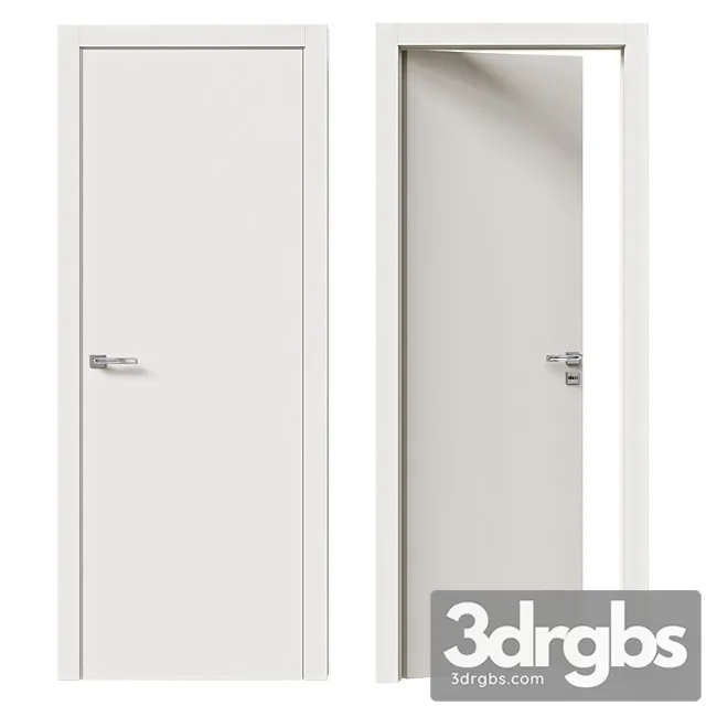 Smooth Interior Door ALFA 3D Model Free