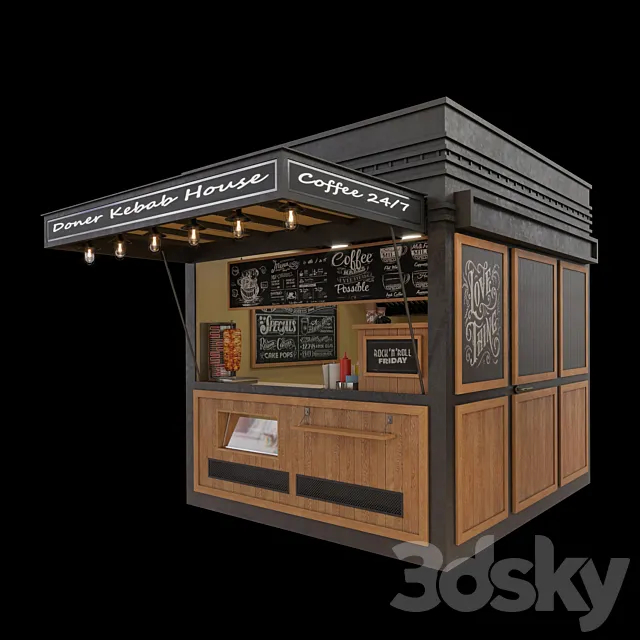 Snack Place Döner 3D Model