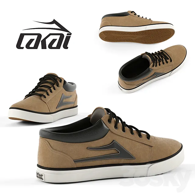 sneakers Lakai 3D Model