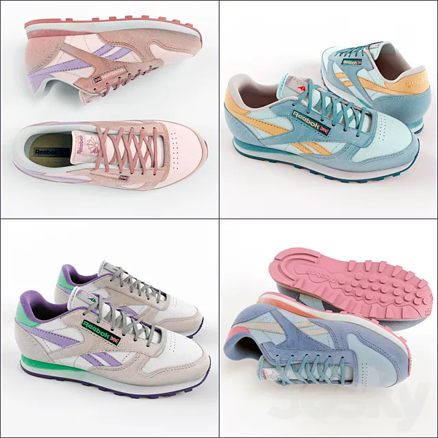 Sneakers reebok classic 3D Model