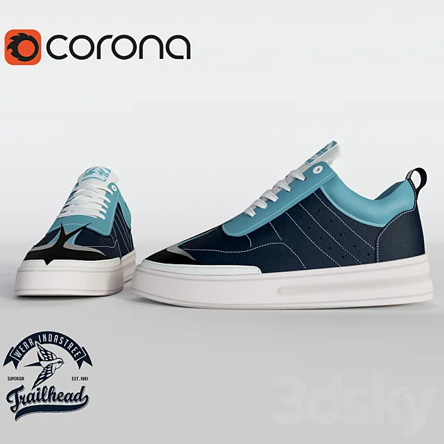 sneakers Trailhead 3D Model