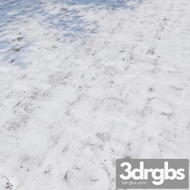 Sneg Na Betone 3D Model Free