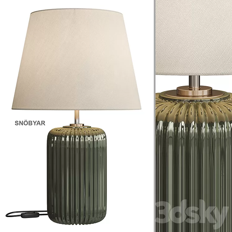 SNÖBYAR IKEA Table lamp 3D Model Free