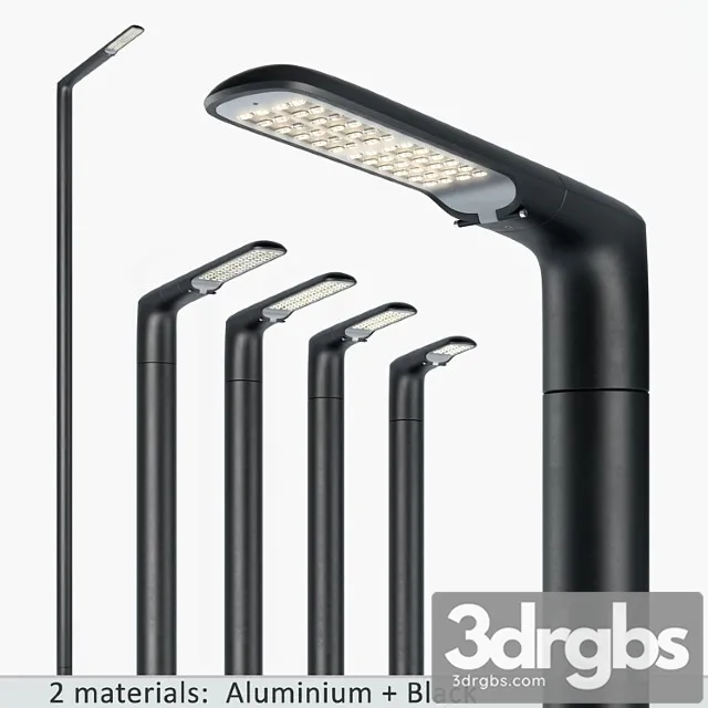 Snop streetlamps system set-2 3D Model Free