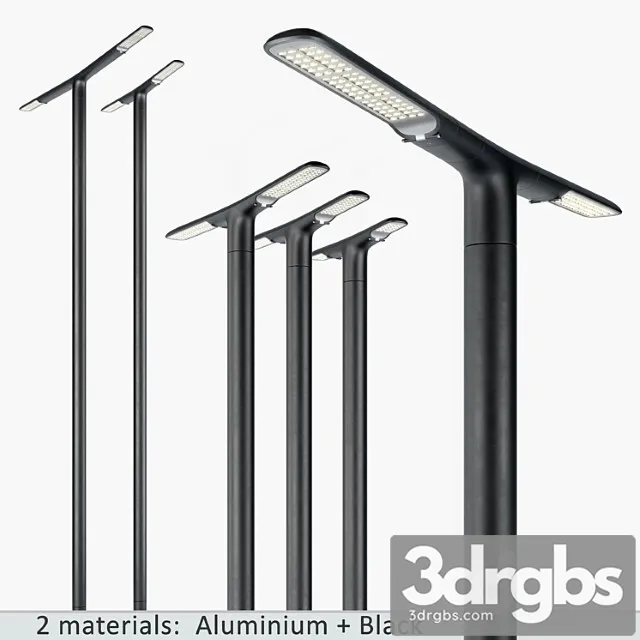 Snop streetlamps system set-3 3D Model Free
