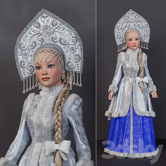 Snow Maiden 3D Model