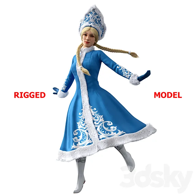 Snow Maiden 3DModel