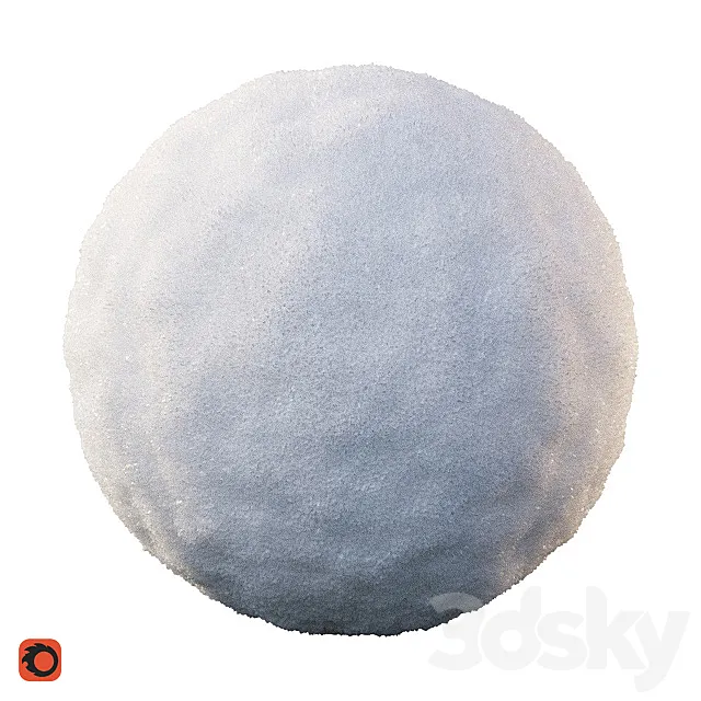 Snow material 3DModel