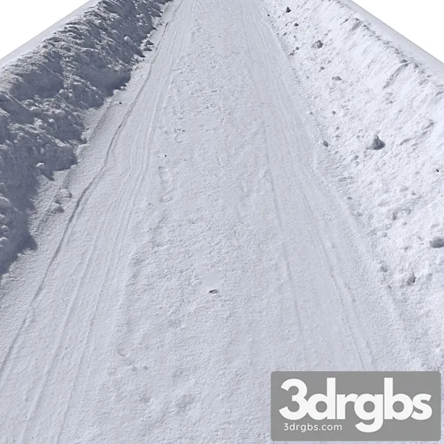 Snow Road 2 3D Model Free
