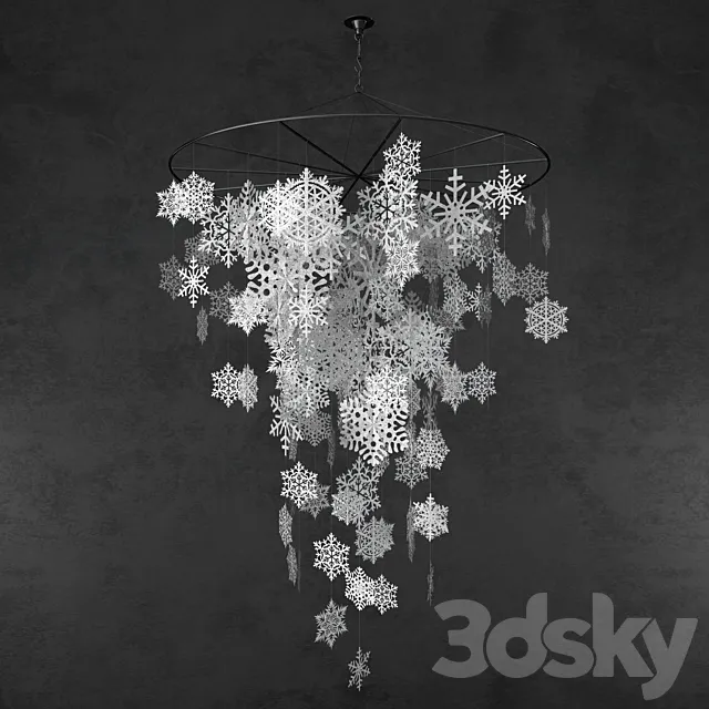 Snowflakes 3D Model