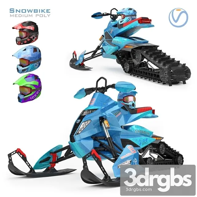 Snowmobile 3D Model Free