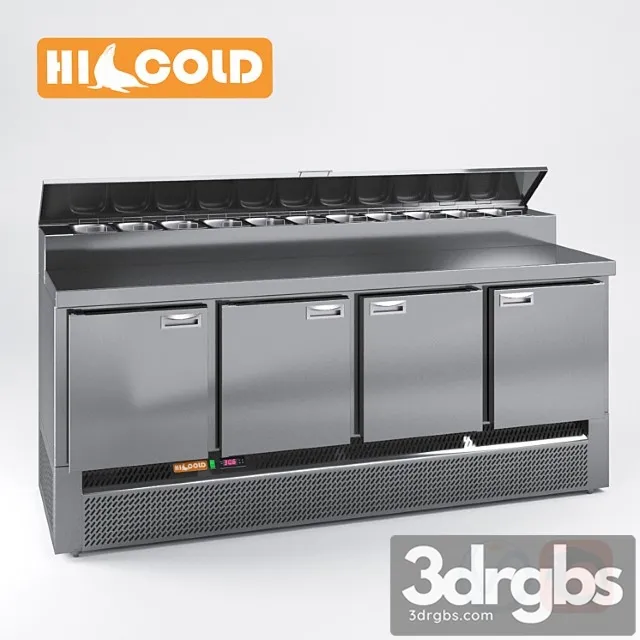 So Refrigerated Neither Pizzeria Nicold Set 3D Model Free