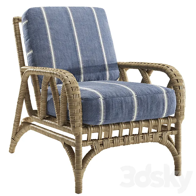 SOANE Rattan Osiris Chair 3D Model