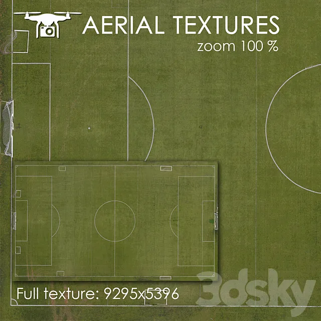 Soccer field 219 3D Model