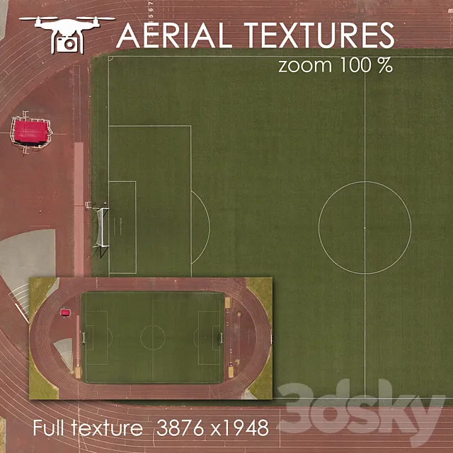 Soccer Field 61 3D Model