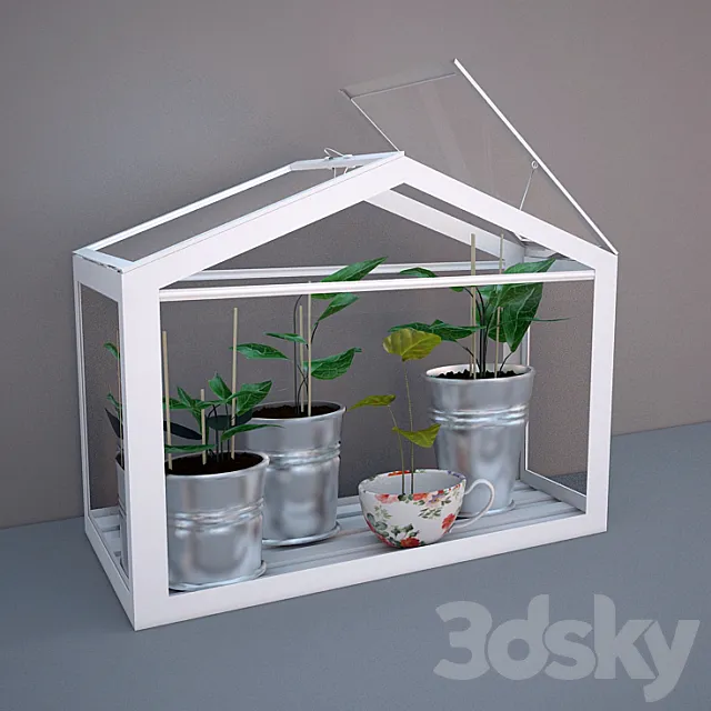 Soccer IKEA Greenhouse 3D Model