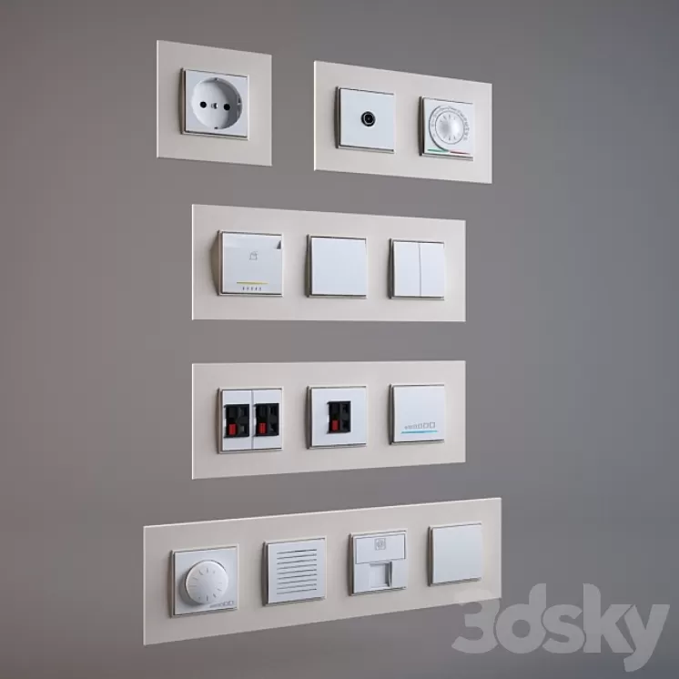 Sockets Schneider Electric Unica Quadro