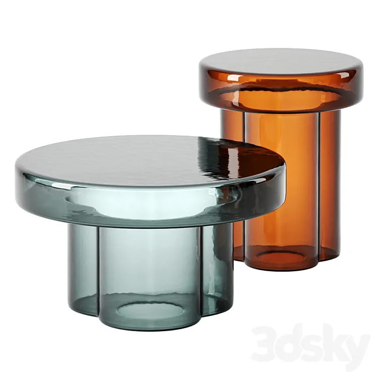 Soda coffee tables by Miniforms 3D Model Free