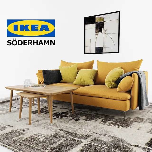 soderhamn sofa ikea 3D Model