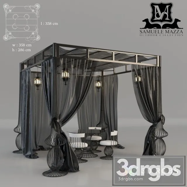 Soe Gazebo Bed 3D Model Free