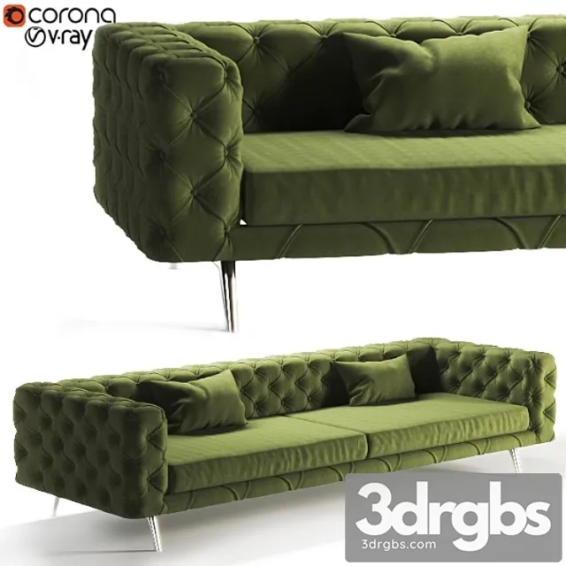 Sofa 002 2 3D Model Free