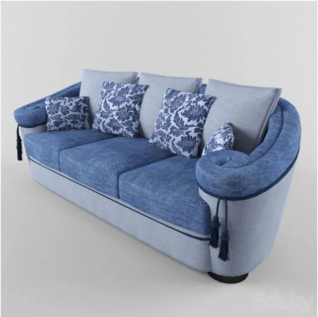 Sofa 002 blue Free Download