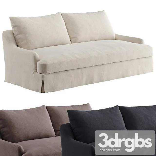 Sofa 01 By Vincent Van Duysen Zara Home Two Seater 3D Model Free