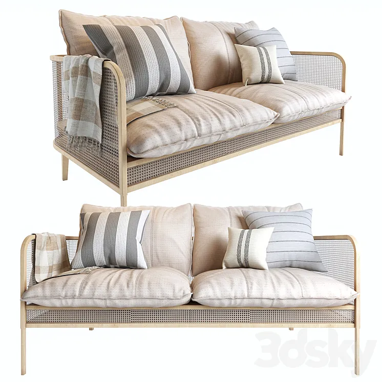 Sofa 02 3D Model Free