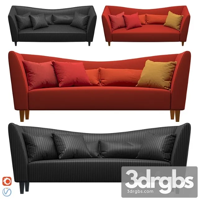 Sofa 10119 shabby 3D Model Free