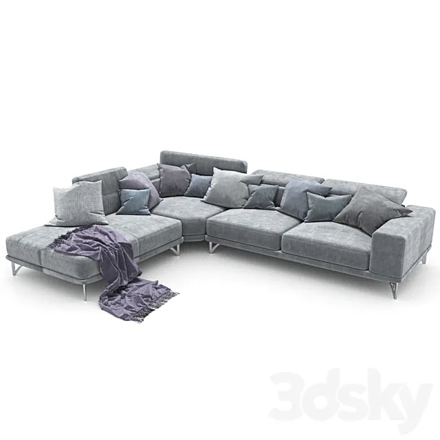 Sofa 110 - Natuzzi italia italo 2983 3DModel