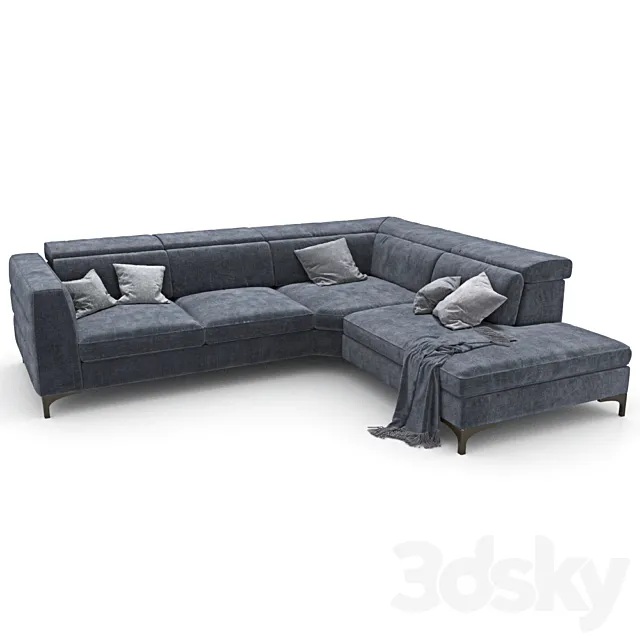 Sofa 152 - Natuzzi_Elios 2979 3D Model