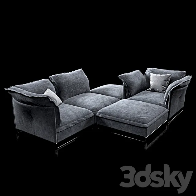 Sofa 20 - Natuzzi_Cambre 2638 3D Model
