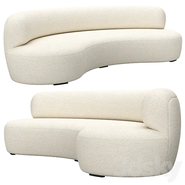 Sofa 280 by Pierre Augustin Rose 3D Model