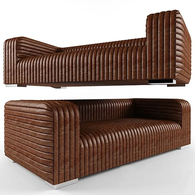 Sofa 3 Seater Malibu 226cm 3D Model
