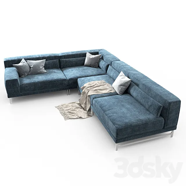 Sofa 38 - Natuzzi_Ido 3D Model