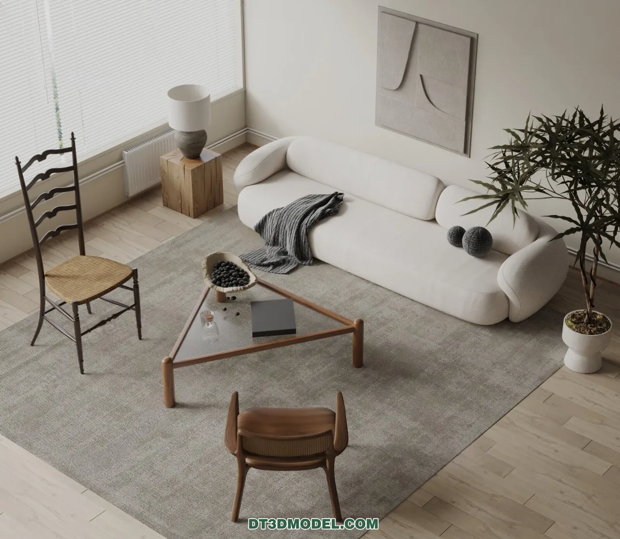 Sofa 3D Blocks - 3D Model of Modern Sofa - 014