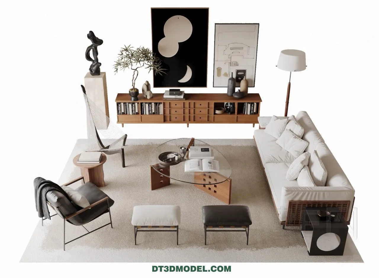 Sofa 3D Blocks - 3D Model of Modern Sofa - 062