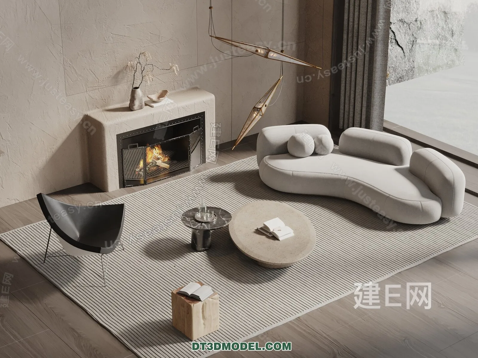 Sofa 3D Blocks - 3D Model of Modern Sofa - 072