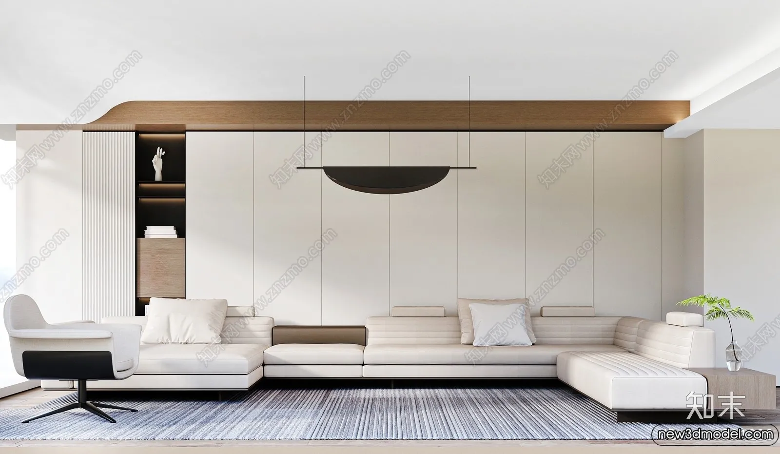 Sofa 3D Models - 3D Furniture for Living Room - 3D Interior - 078