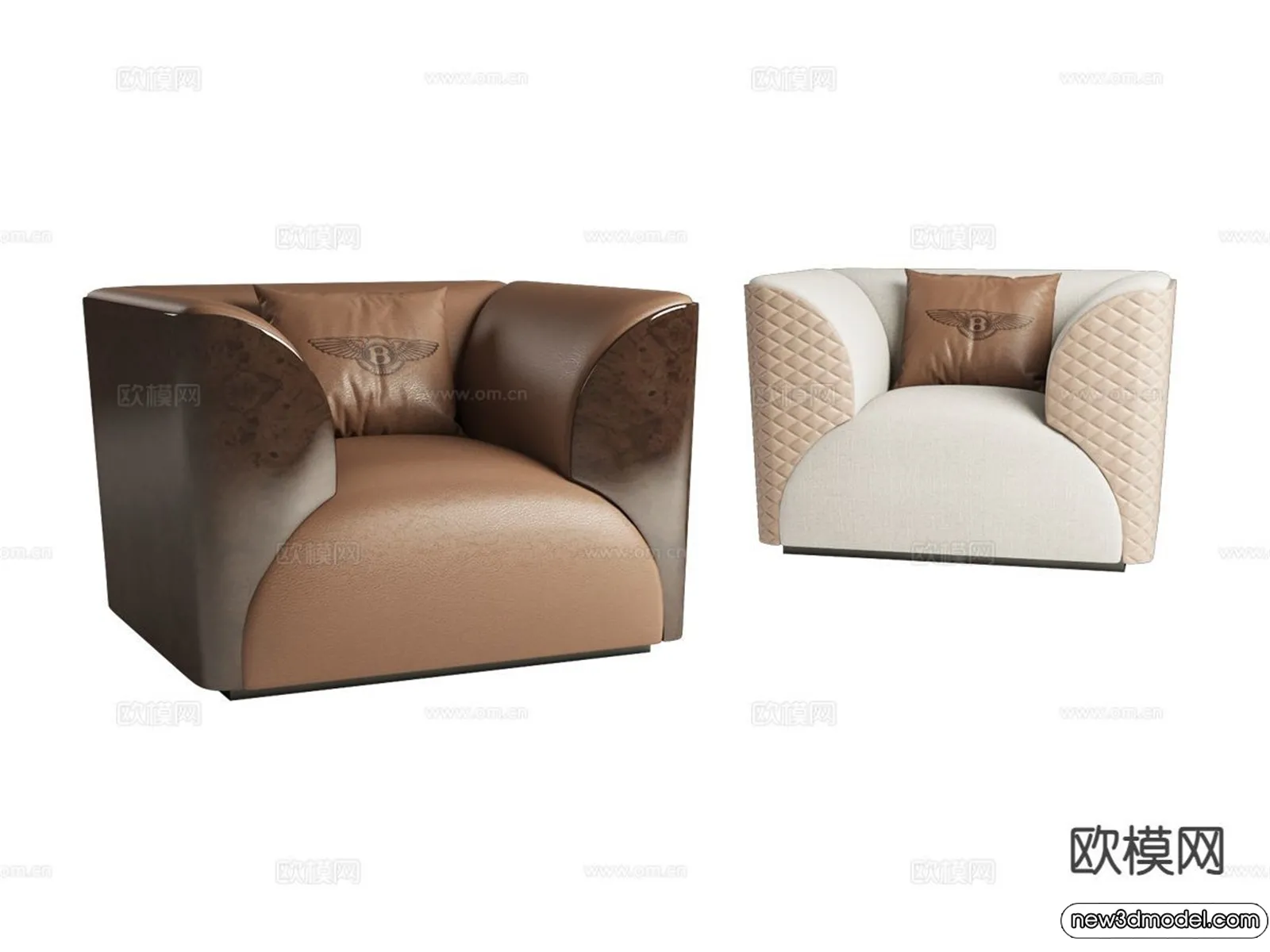 Sofa 3D Models - 3D Furniture for Living Room - 3D Interior - 084