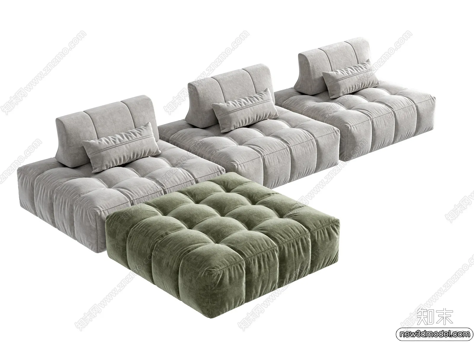 Sofa 3D Models - 3D Furniture for Living Room - 3D Interior - 103