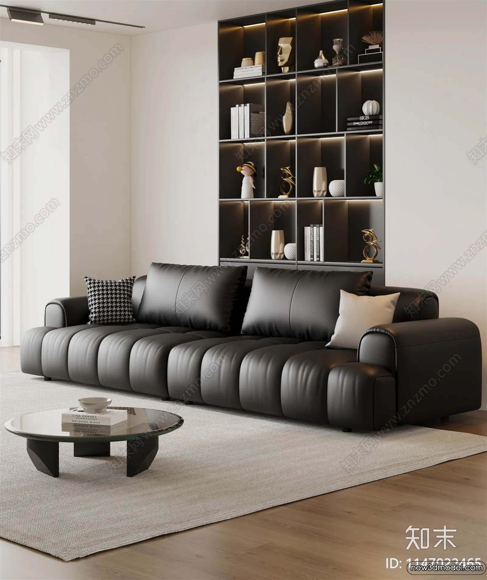 Sofa 3D Models - 3D Furniture for Living Room - 3D Interior - 114