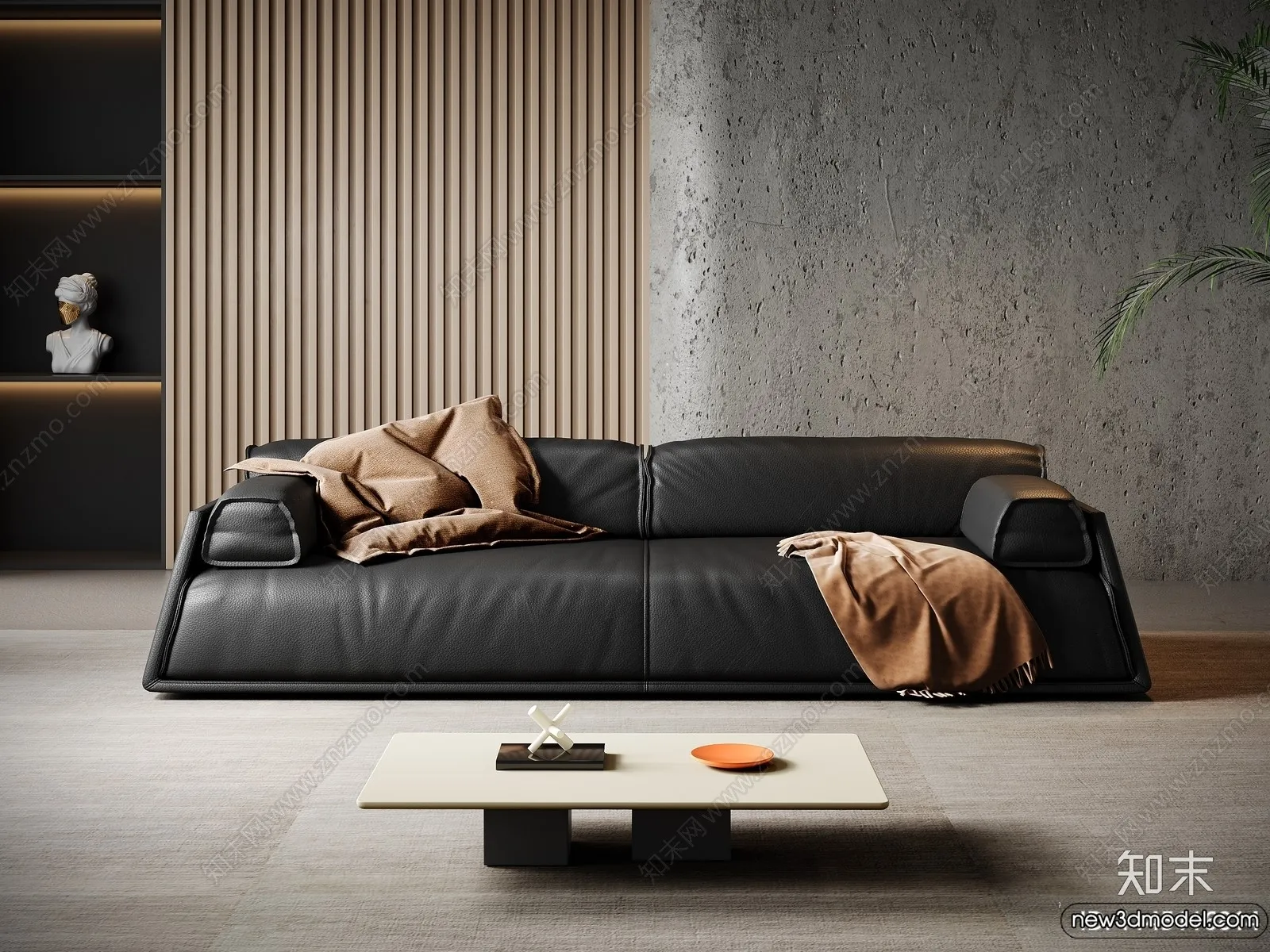 Sofa 3D Models - 3D Furniture for Living Room - 3D Interior - 128