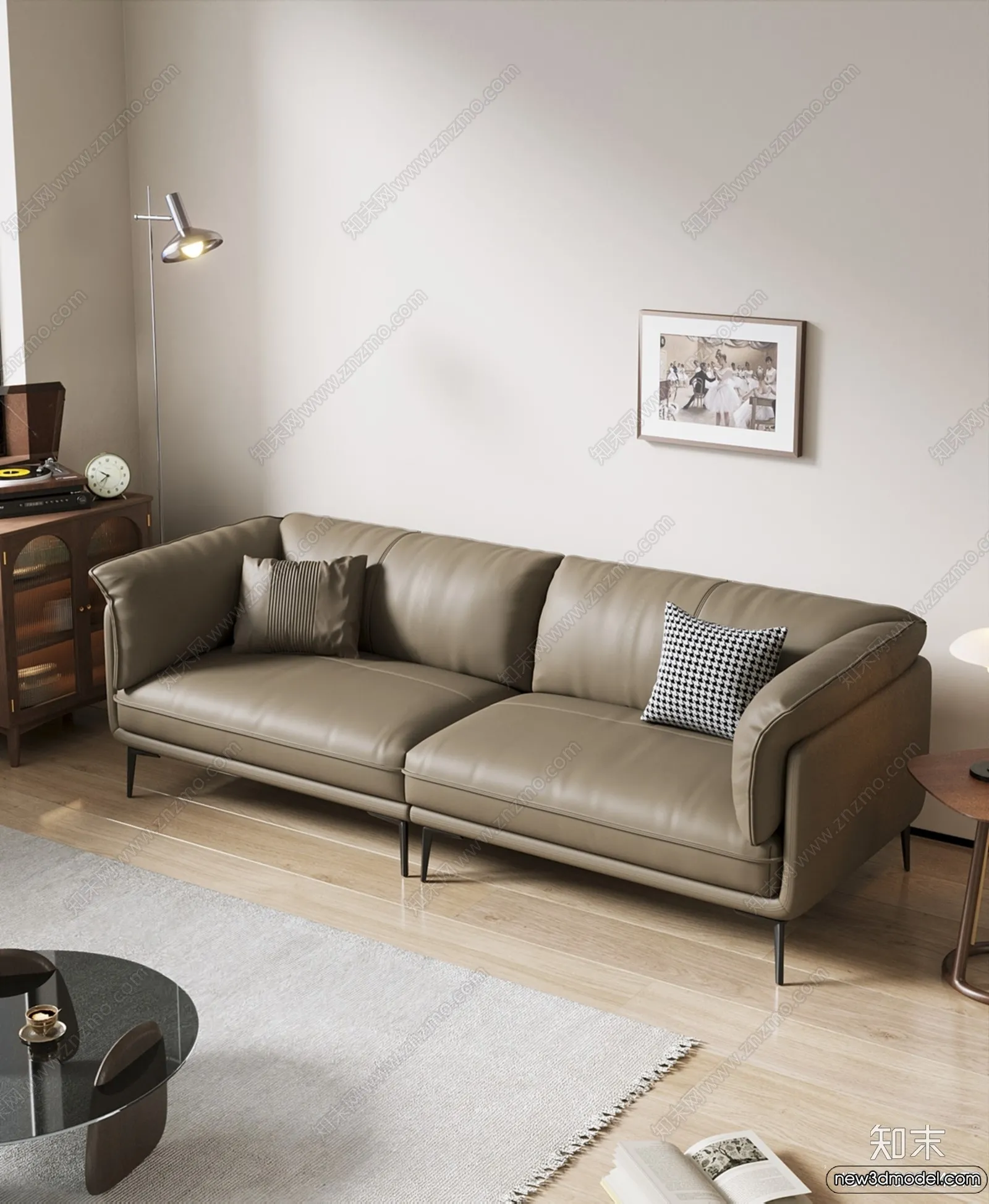 Sofa 3D Models - 3D Furniture for Living Room - 3D Interior - 131