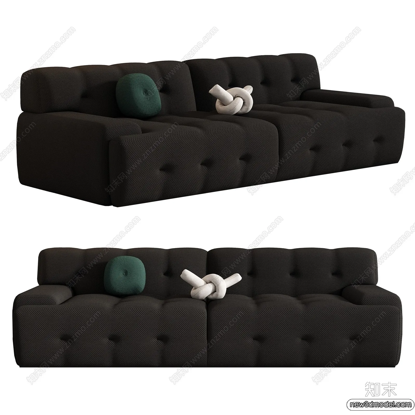 Sofa 3D Models - 3D Furniture for Living Room - 3D Interior - 134