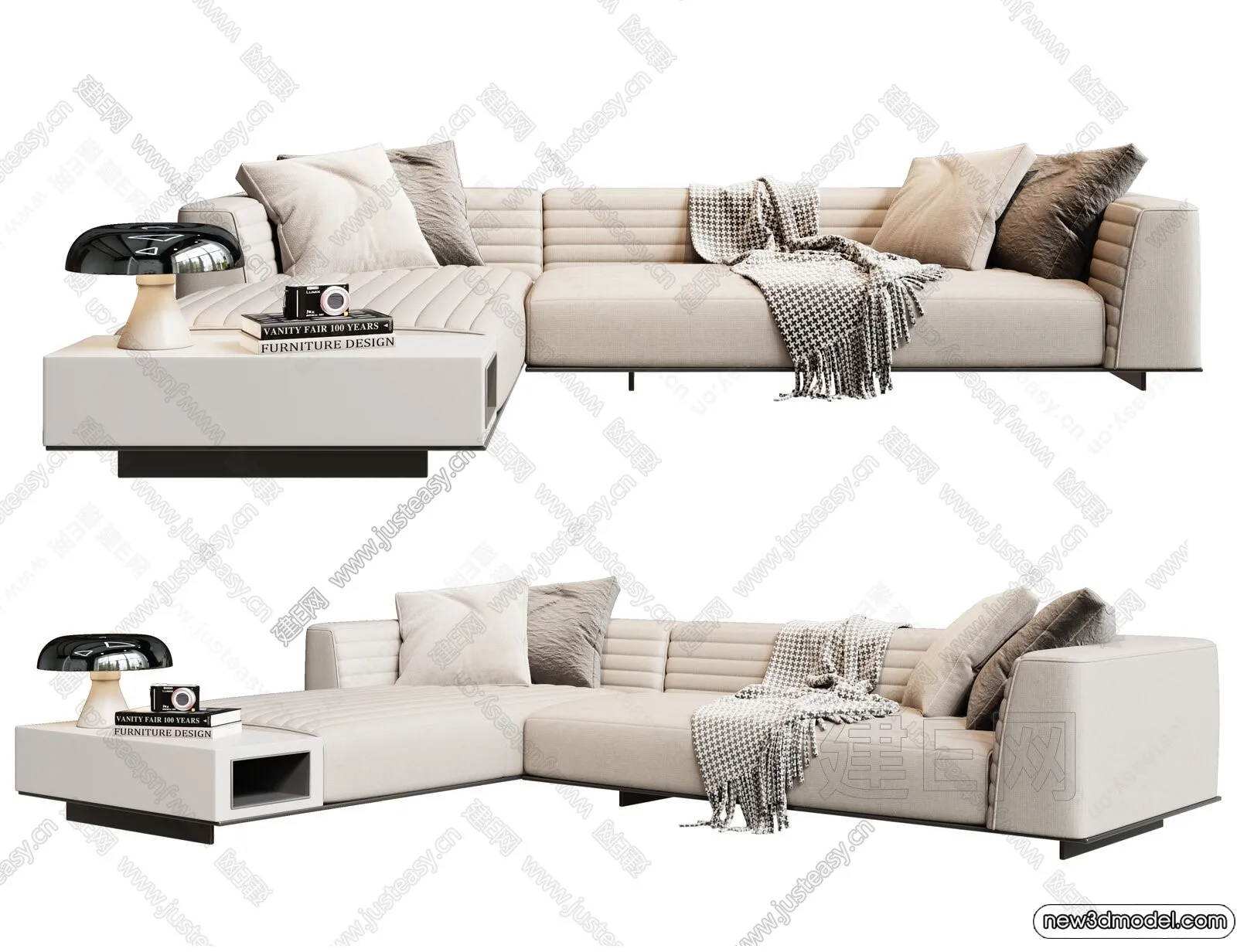 Sofa 3D Models - 3D Furniture for Living Room - 3D Interior - 141