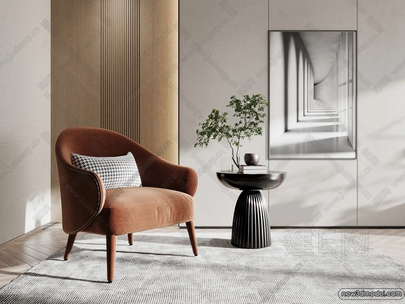 Sofa 3D Models - 3D Furniture for Living Room - 3D Interior - 155