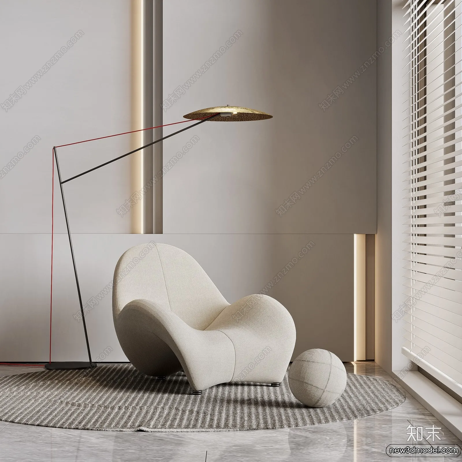 Sofa 3D Models - 3D Furniture for Living Room - 3D Interior - 167